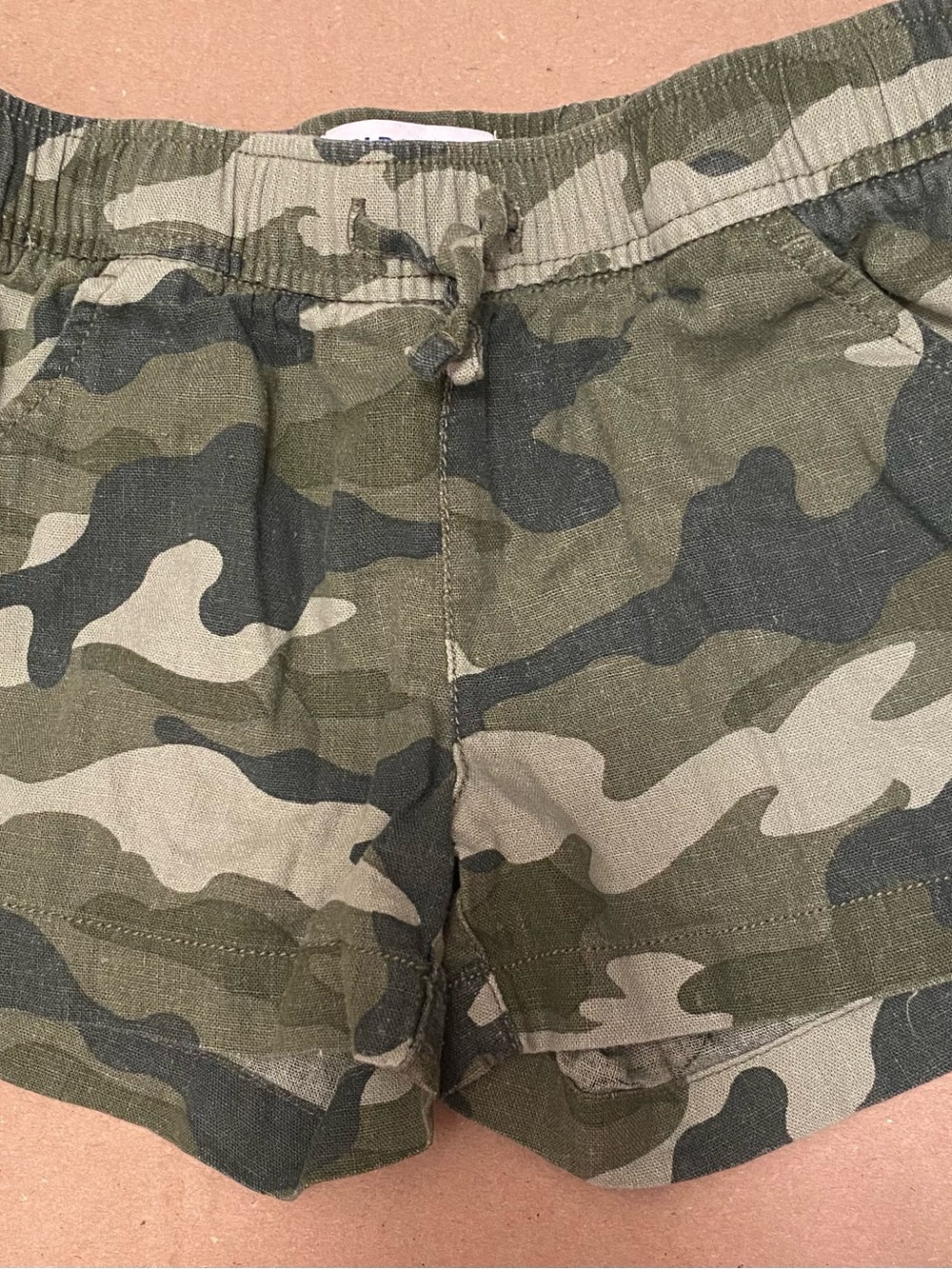 Old Navy Camo Kids Shorts - Green Camouflage
